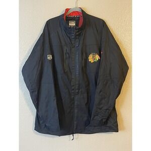 Men's 3XL NWOT‎ Chicago Blackhawks Fanatics Authentic Pro Raglan Full Zip Jacket